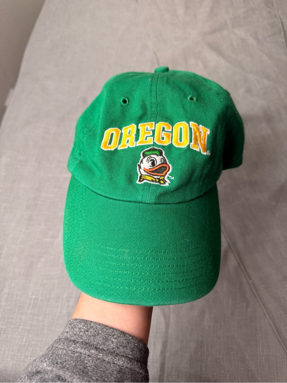 Oregon Ducks Hat Cap Adj Strapback Green Captivating Quality Headwear